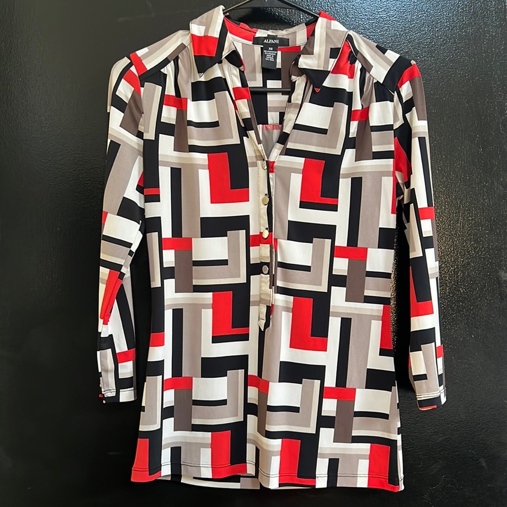 Alfani collard top